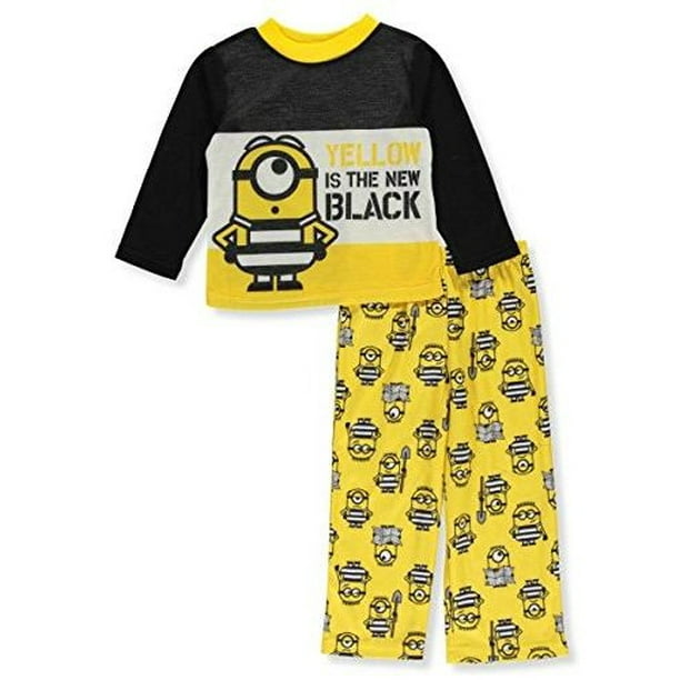 Despicable Me Little Boys Minions Were Here Were Yellow PJ Set & Tote Gift Set Despicable Me Little Boys Minions Were Here Were Yellow PJ Set & Tote Gift Set
